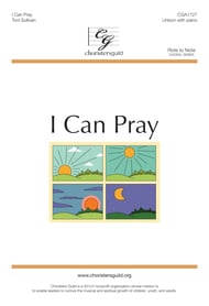 I Can Pray Unison choral sheet music cover Thumbnail